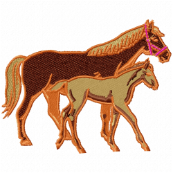 Horses Embroidery Design 10 Horses Embroidery Design 10